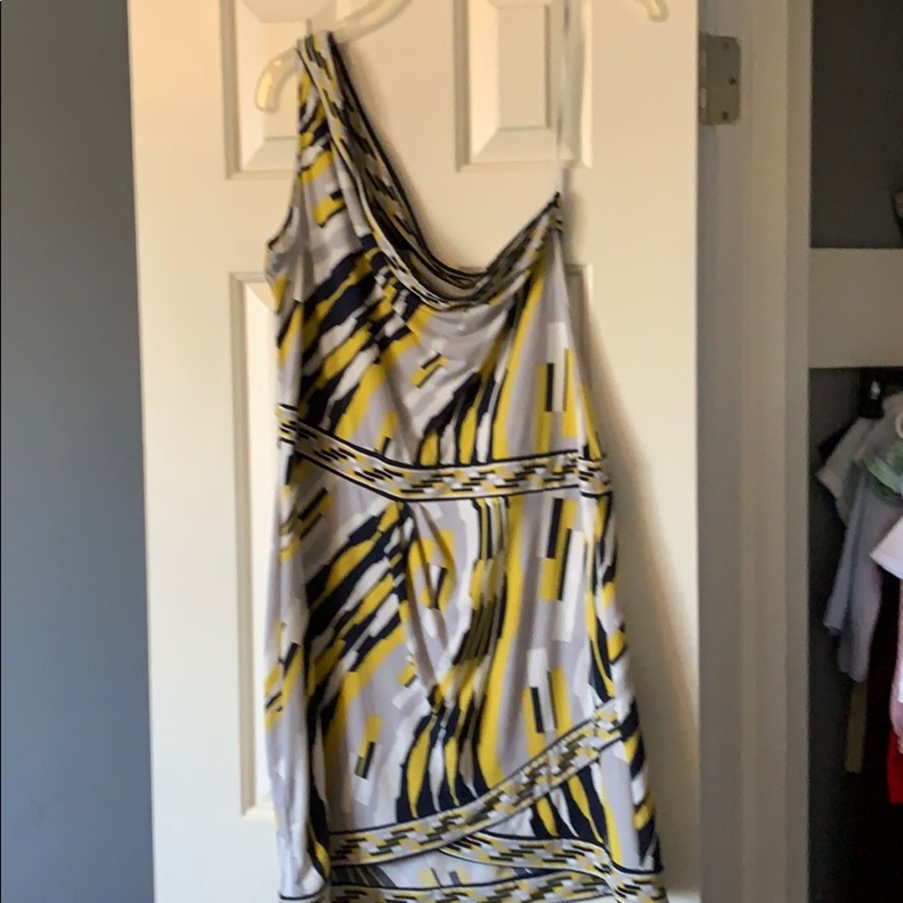 One shoulder BCBG Max Azria dress